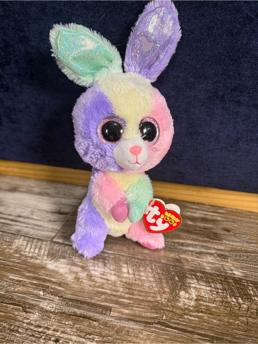 Ty Pastel Bunny Plush - Pink, Purple, Mint, Cream